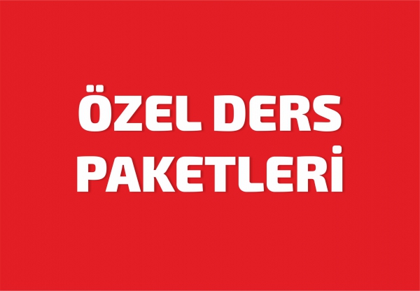 ÖZEL DERS PAKETLERİ